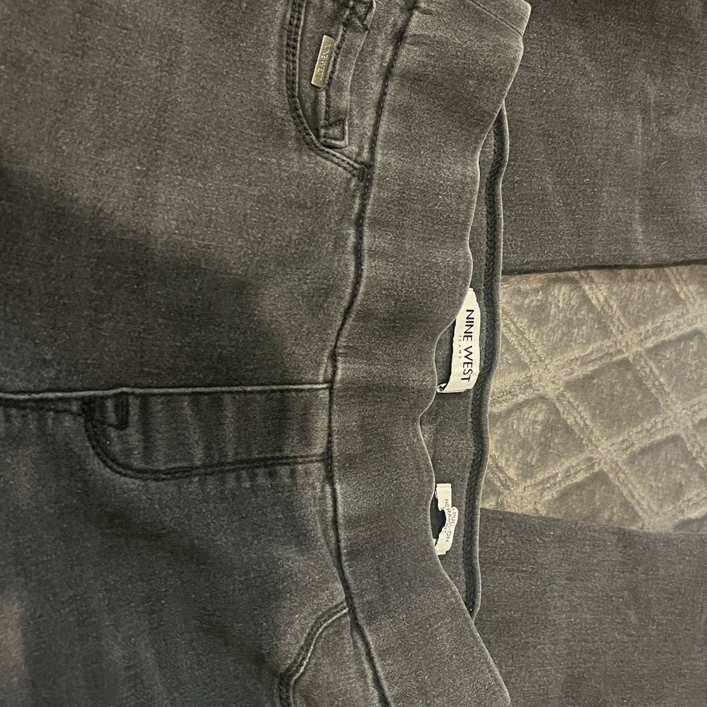 Nine West women Charcoal Skinny Jeans